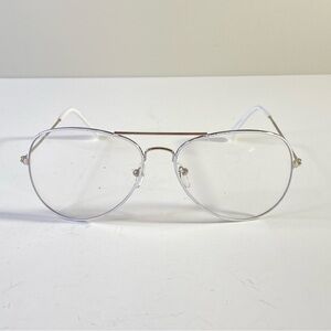 Vintage Silver Aviator Glasses
